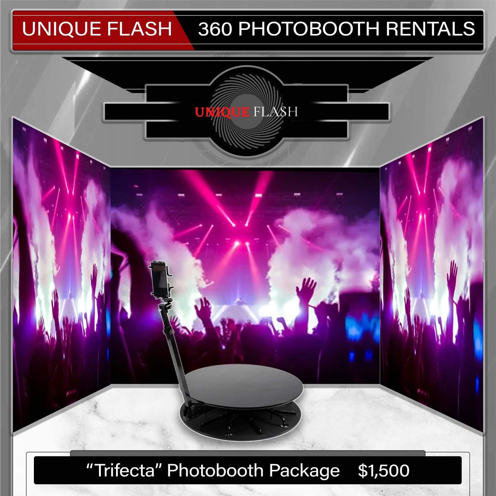 "Trifecta" Photobooth Package