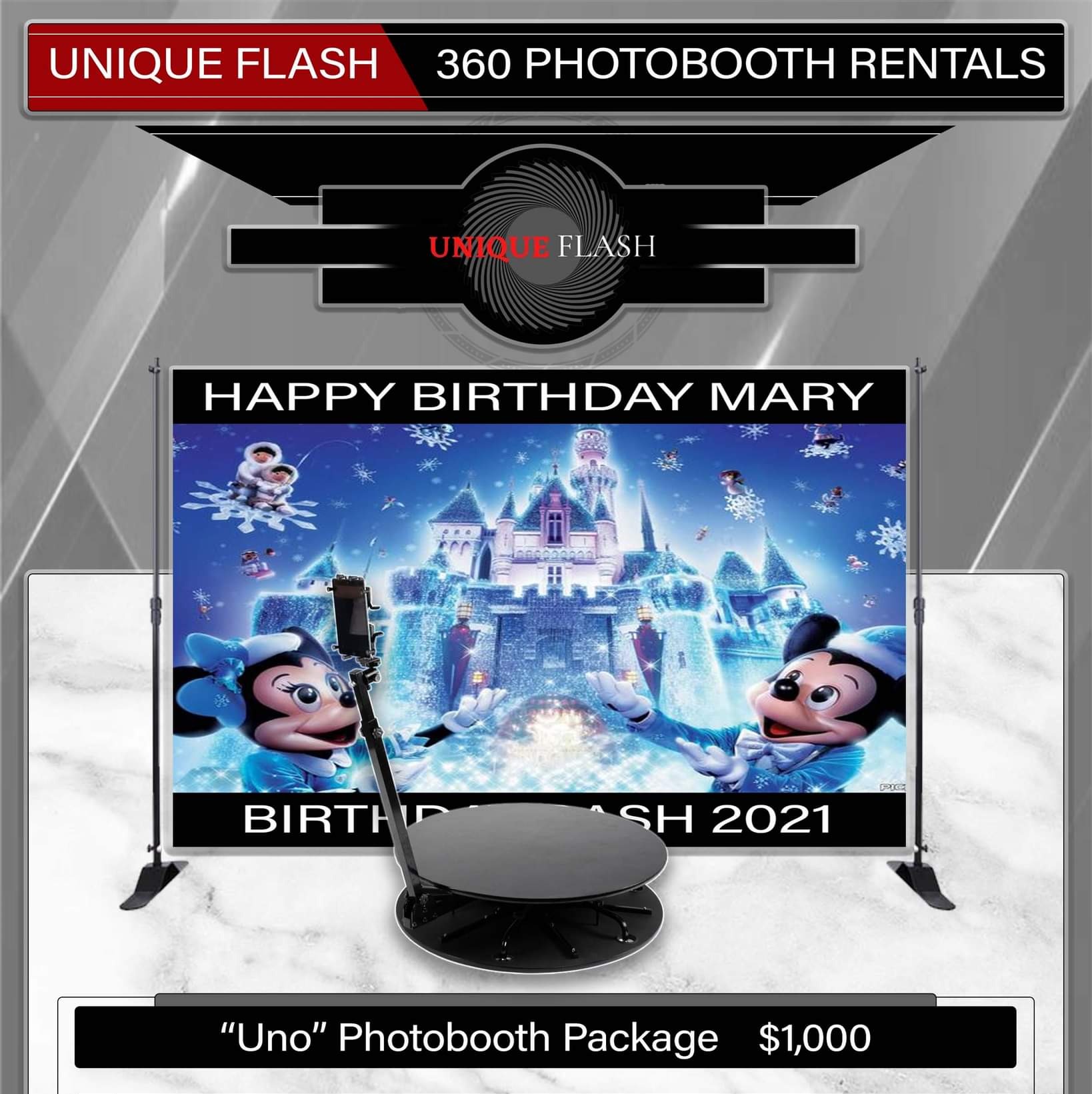 "Uno" Photobooth Package