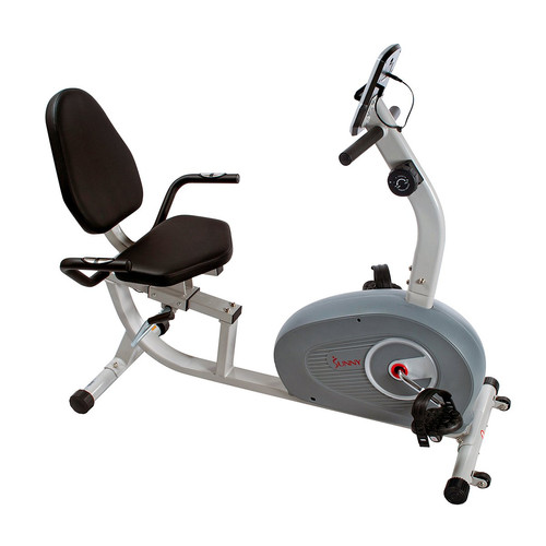 Sunny Health Fitness Magnetic Recumbent 