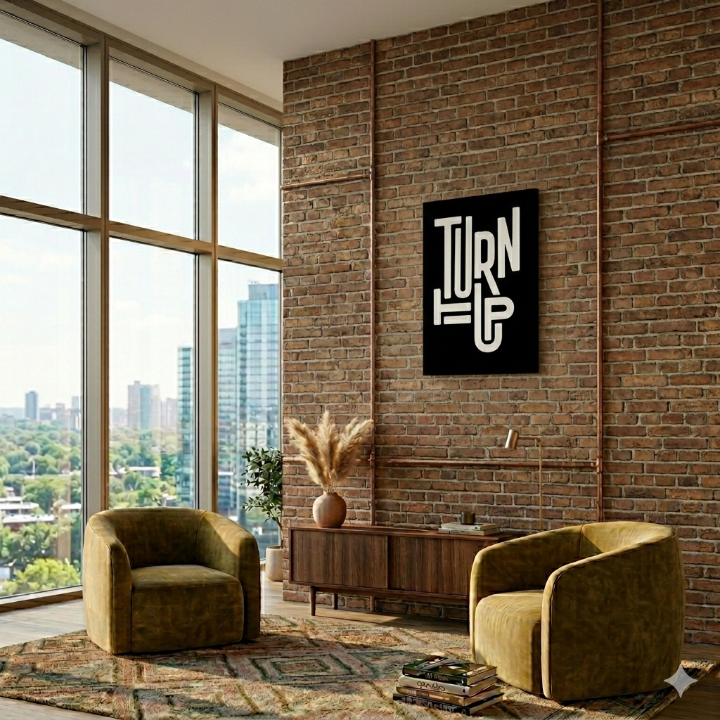 Turn Up – Music Inspired Wall Art