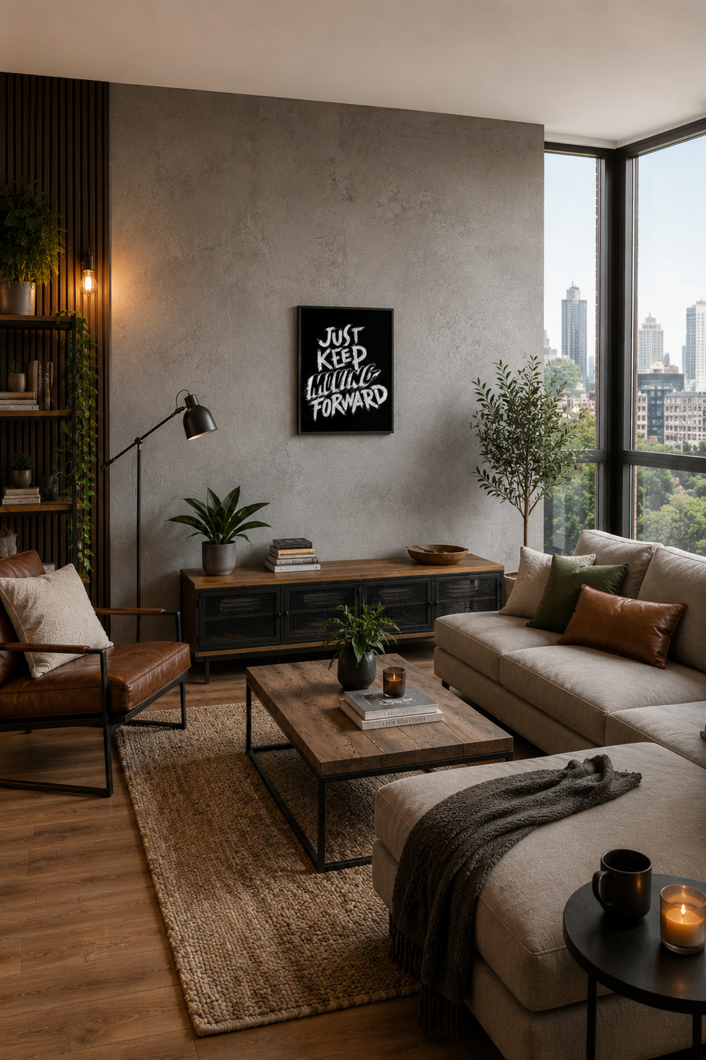 Just Keep Moving Forward – Inspirational Wooden Wall Art