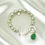 Thumbnail: Matt Silver and Stone Bracelet