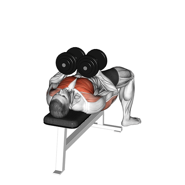 dumbbell hex press