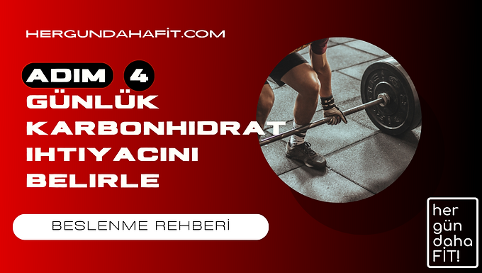 gunluk karbonhidrat ihtiyaci hesaplama