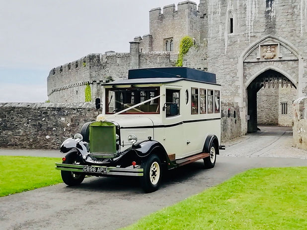 Vintage Wedding Bus Hire Cardiff South Wales