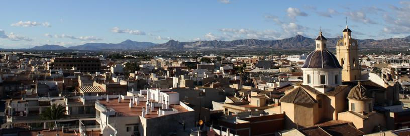 Picture of the town of Cox, Spain