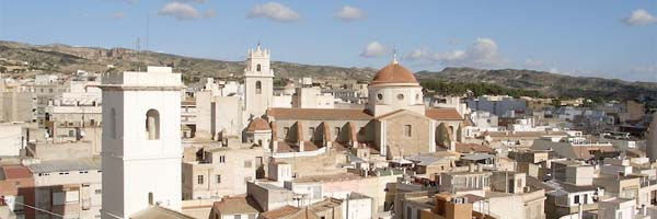 Picture of the town of Crevillent, Spain