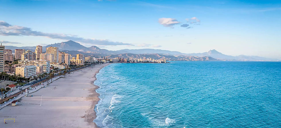 Picture of the town of El Campello, Spain