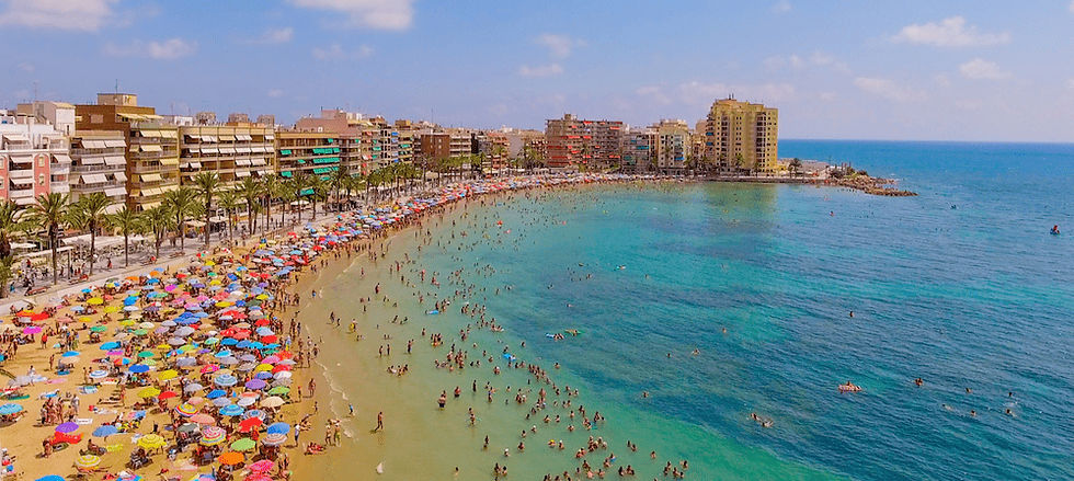 Picture of the town of Torrevieja, Spain