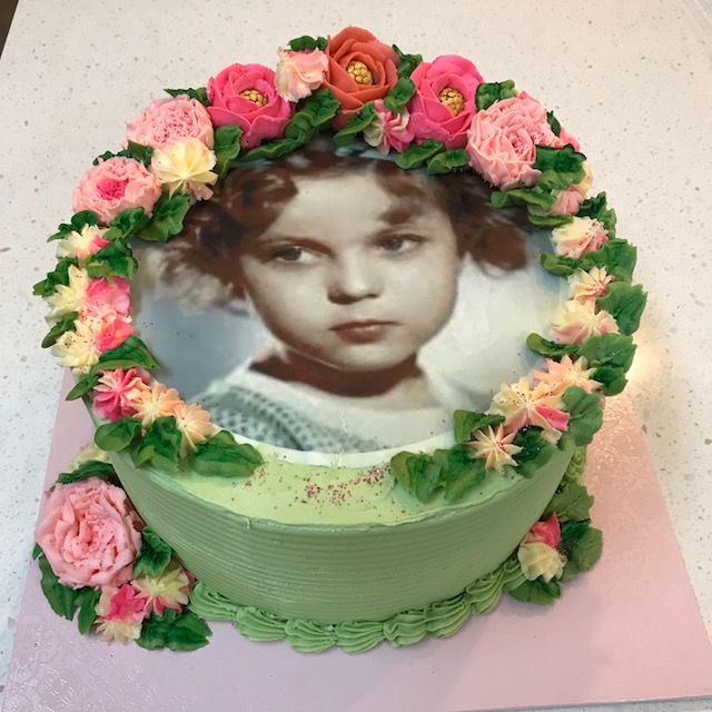 Shirley Temple buttercream