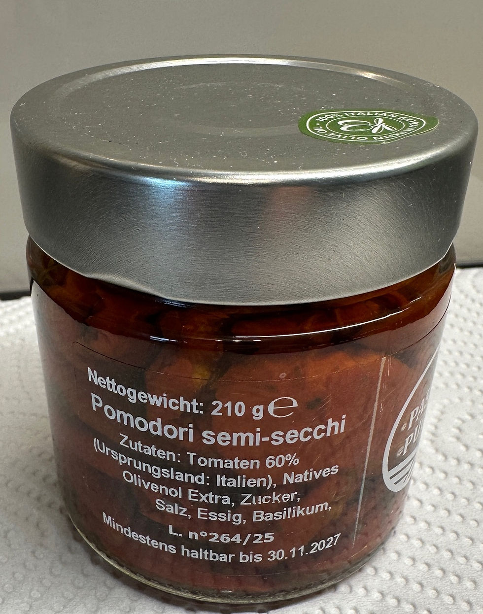 Miniaturbild: Pomodori semi-secchi