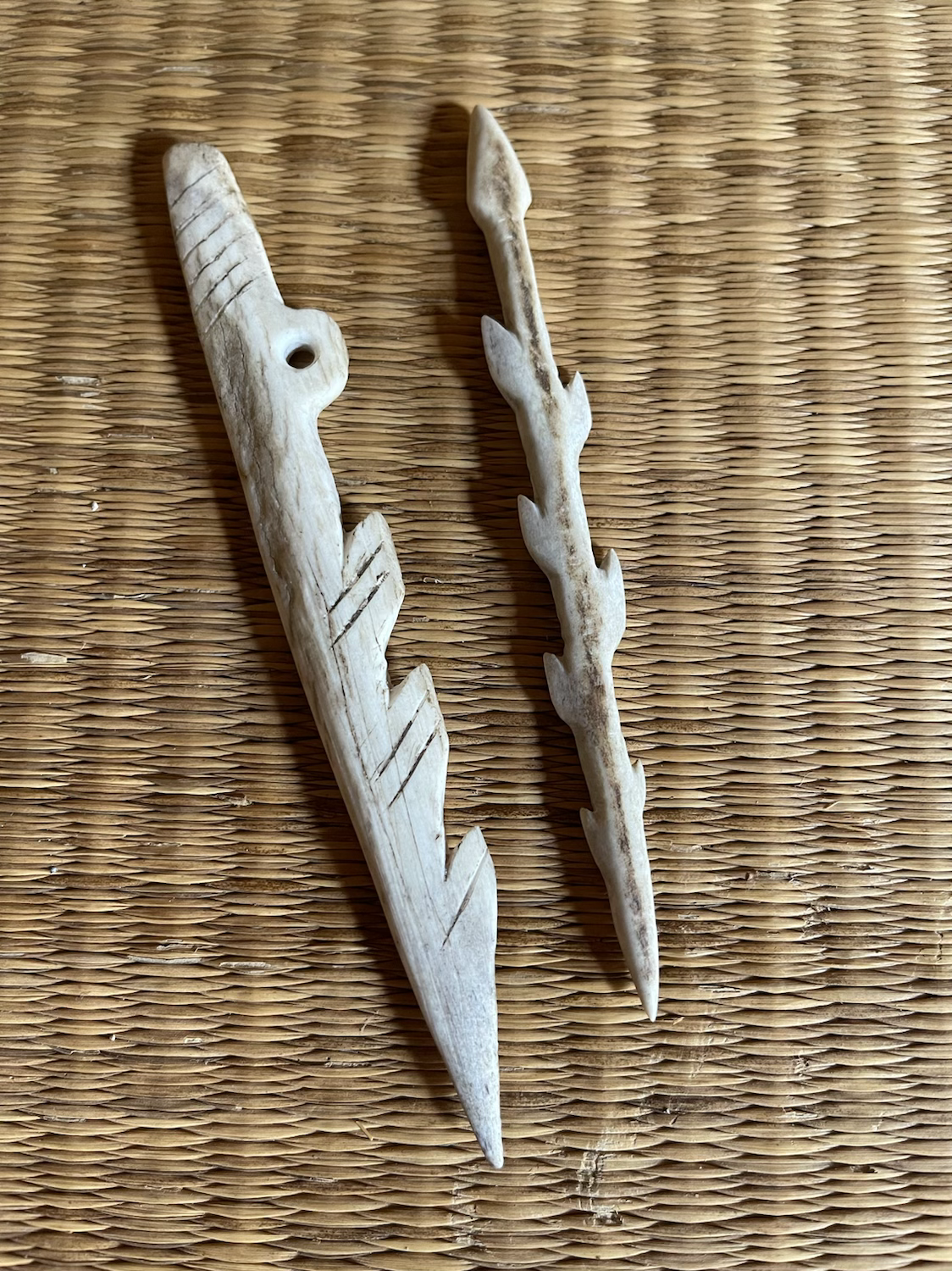 Arpones de asta de ciervo. 60€ unidad