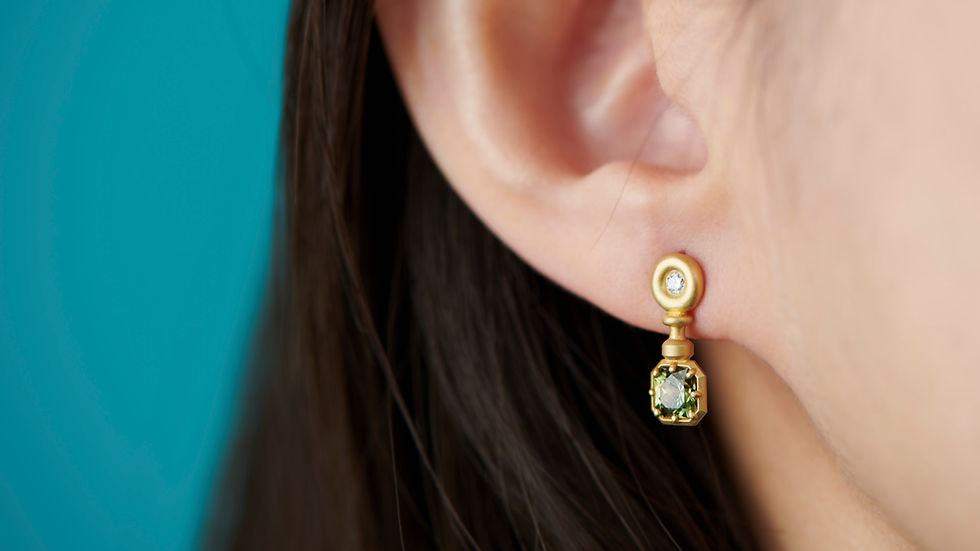 Thumbnail: Verse Demantoid Garnet Earrings