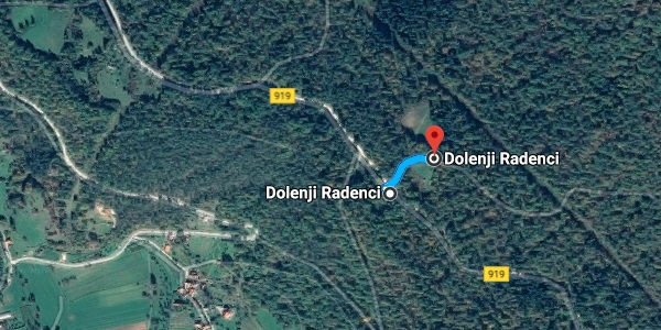 From main road to pond