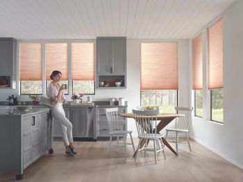 Hunter Douglas Applause Honeycomb shades with PowerView controls
