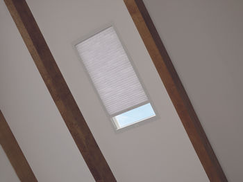 Hunter Douglas Applause Honeycomb skylight shades with SkyLift controls