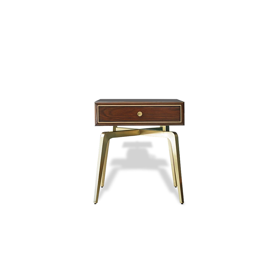 Mina Table in Metal Base