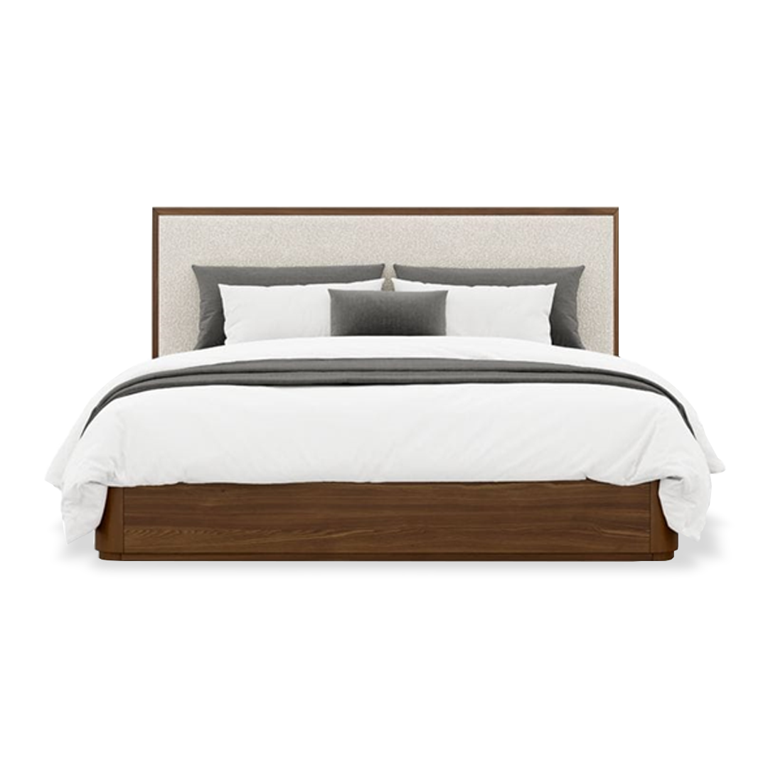 Christopher Bed in 2 Sizes and 2 Upholstery Finishes