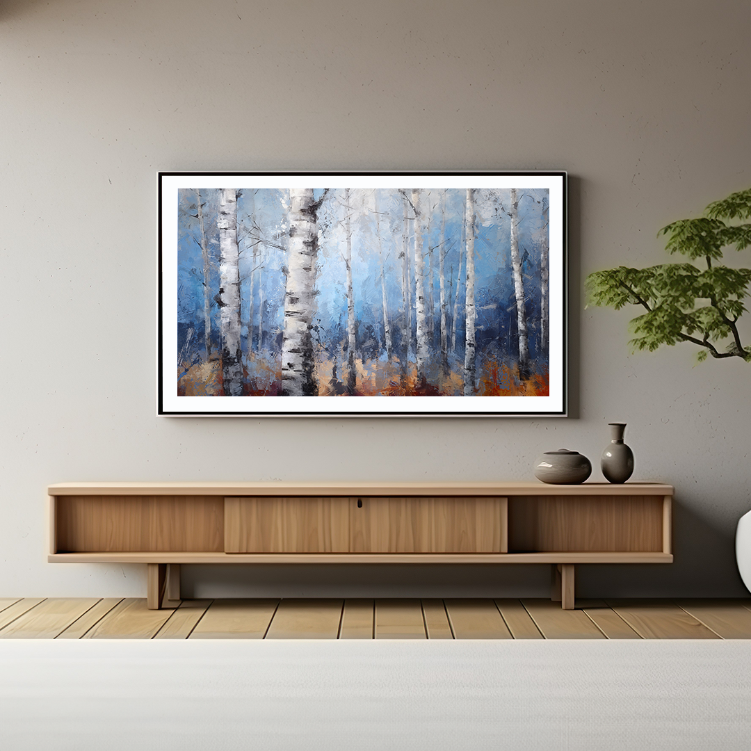 Barked Branch in 2 Canvas Options