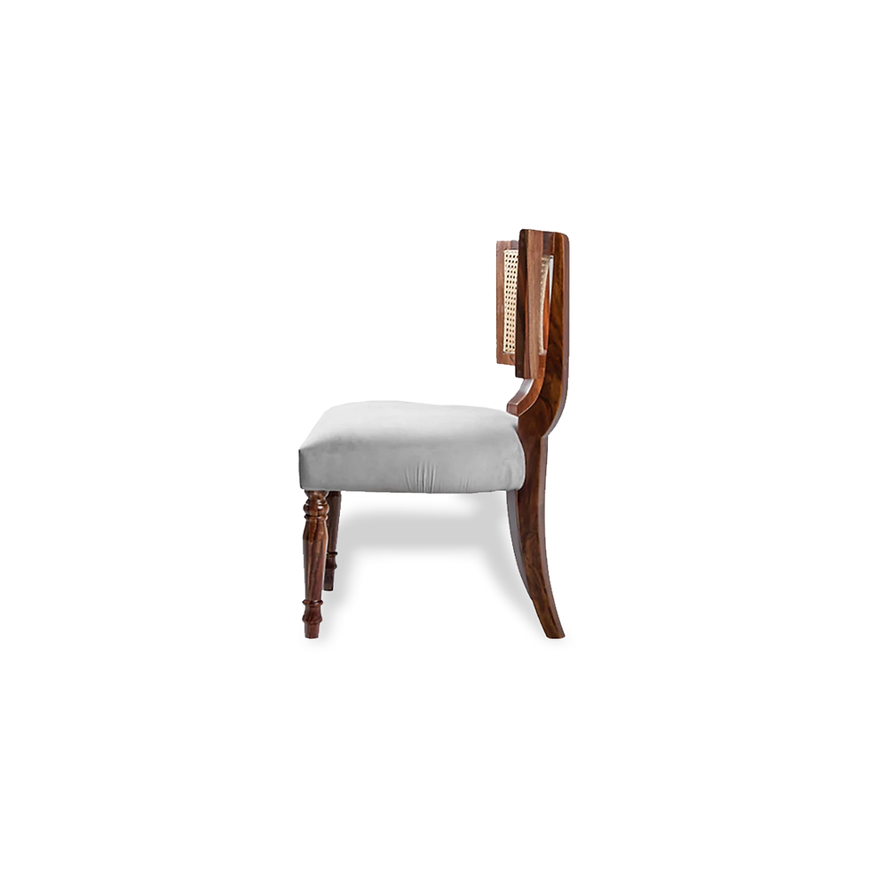 Thumbnail: Pat Chair in 2 Wood Options, 3 Upholstery Finishes and 10 Wood Finishes