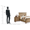 Thumbnail: Theo solid wood Sheesham bed in 2 Sizes  and 3 Finishes