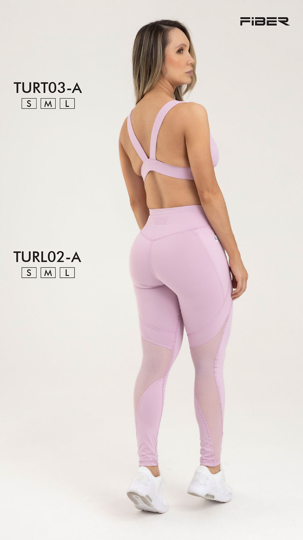 Miniatura: LEGGINGS ROSA NET  SATURN FIBER
