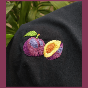 Broderie prunes