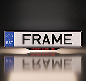 CAR PLATE — Plate - PORSCHE Red.png