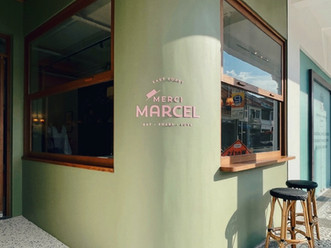 Entrance facade of Merci Marcel East Coast along East Coast Road Singapore