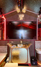 Refined finishes and tailored detailing within the private hospitality suite