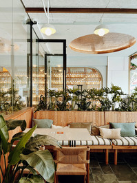 Bright and welcoming dining environment designed for relaxed all-day experiences