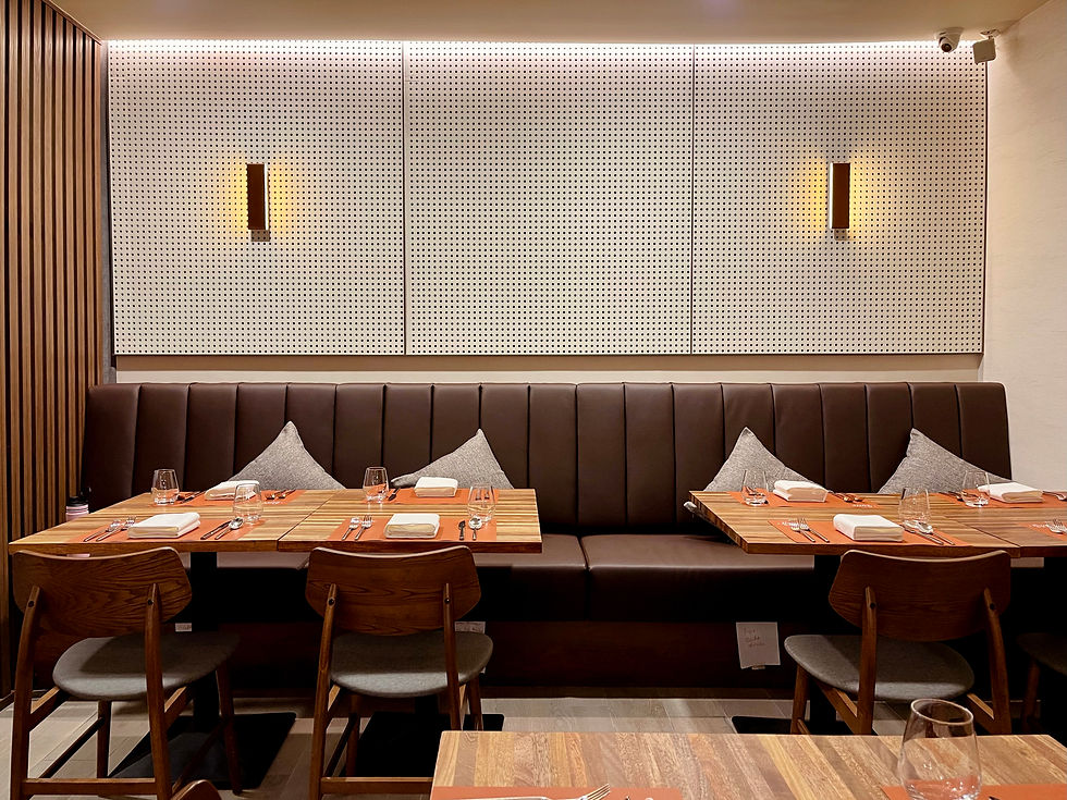 Scotts Grill contemporary grill restaurant interior at Shaw Centre Singapore