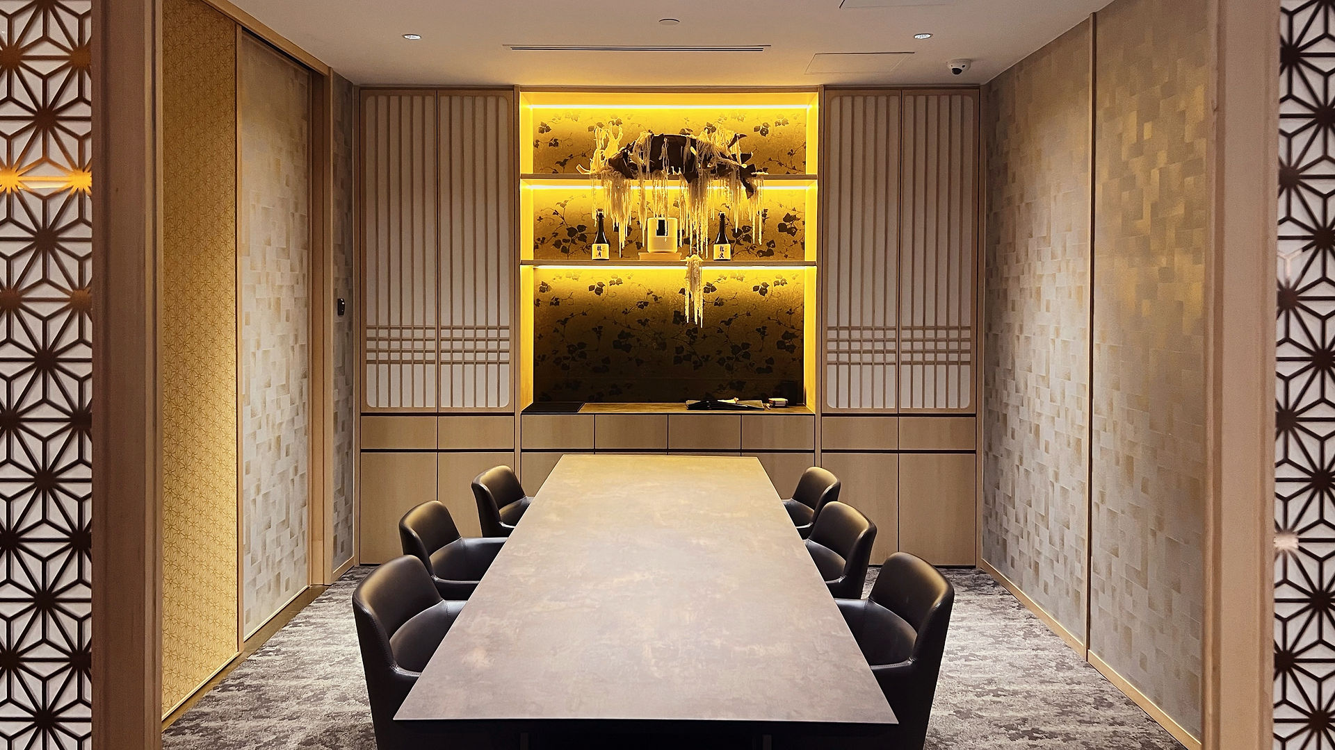 Intimate chef-guest dining environment inspired by Japanese kappo culture