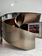 Custom staircase construction and detailing for interior design project