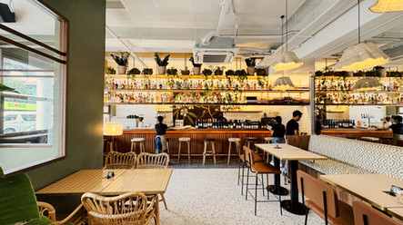 French restaurant interior build project at East Coast Singapore