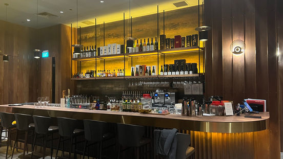 Crafted material finishes inspired by Japanese cafe and dining traditions