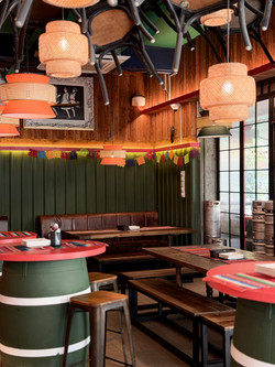Mexican-inspired hospitality atmosphere at Lower East Side Singapore