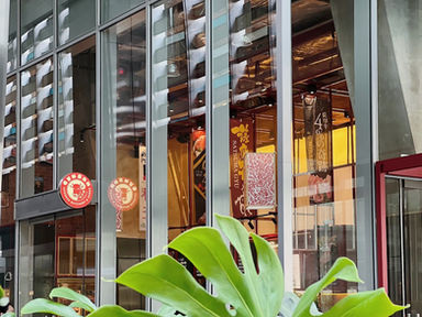 Entrance facade of Gyu San at Guoco Tower Singapore