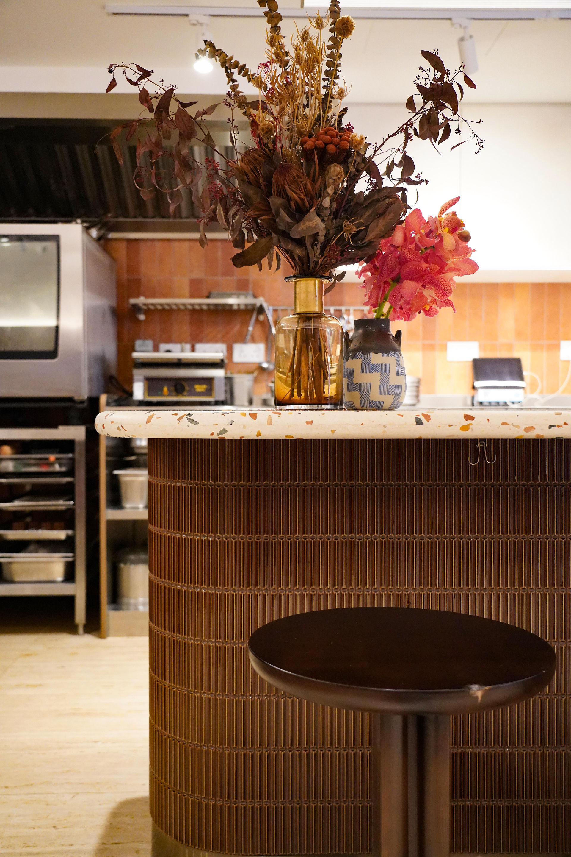 Contemporary cafe interior shaped through movement and coffee culture