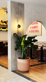 Natural daylight enhancing the Mediterranean-inspired interior atmosphere