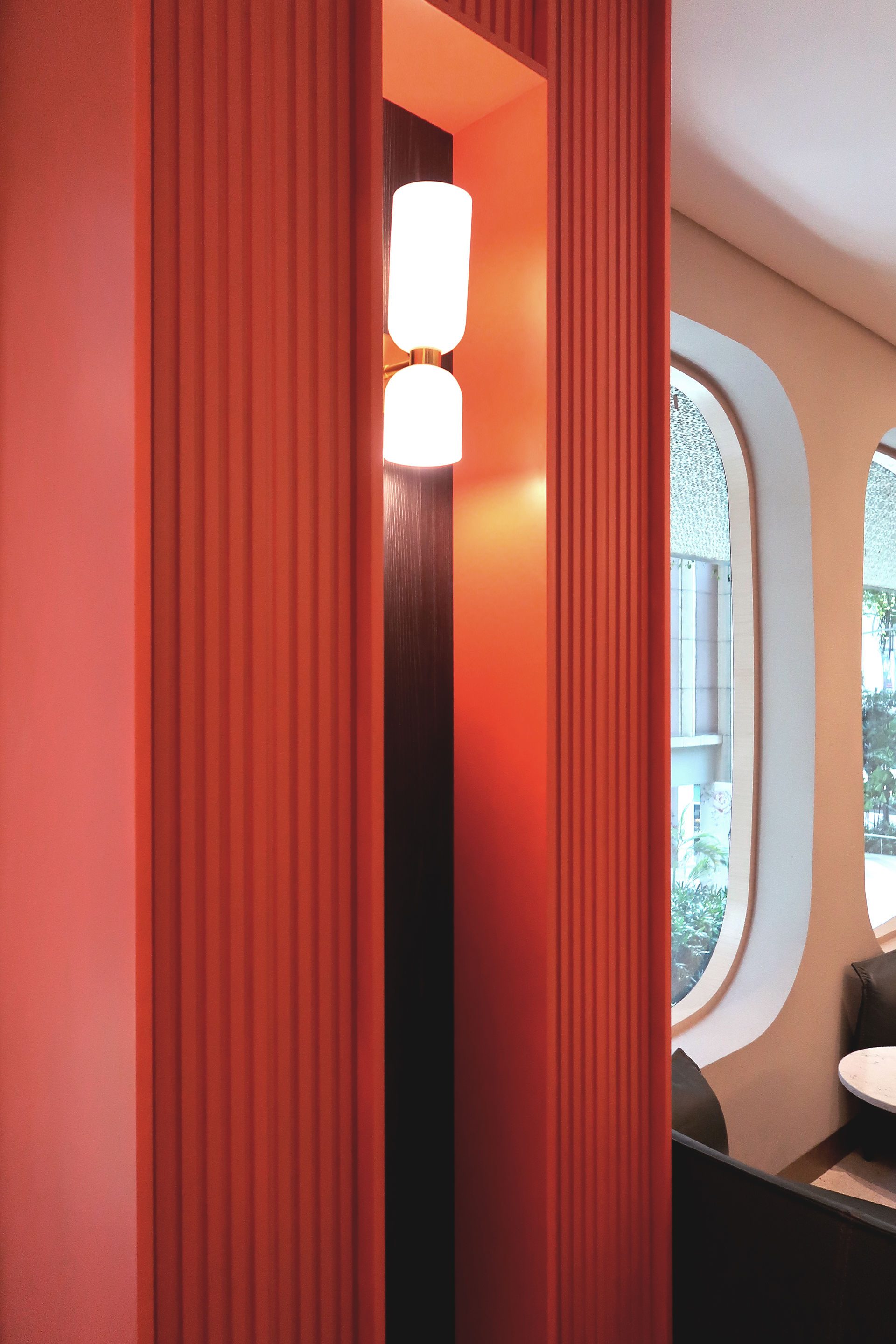 Carefully curated lighting enhancing the presentation of handcrafted pastries and desserts