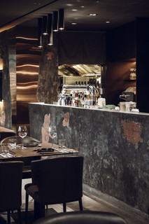 Vibrant Japanese dining environment inspired by urban Tokyo culture
