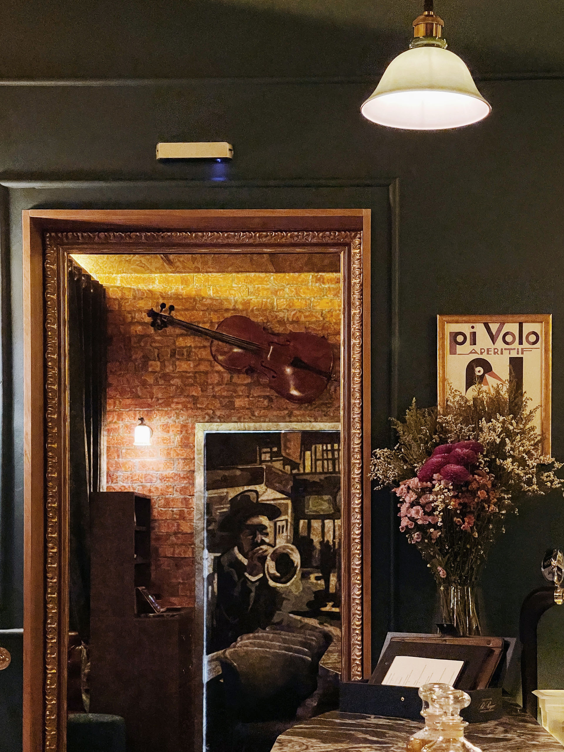 Immersive spatial journey inspired by post-Prohibition cocktail culture