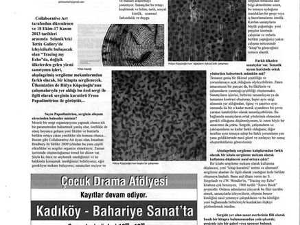 Bosphorus Art News Paper Interview