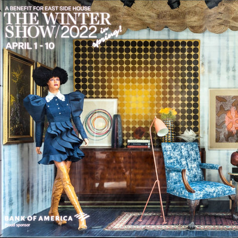 Keita Turner Design, Keita Turner, THE WINTER SHOW 2022 - IN SPRING.  WINDOW DISPLAYS @BARNEY'S NY ON MADISON AVENUE IN MANHATTAN, NY