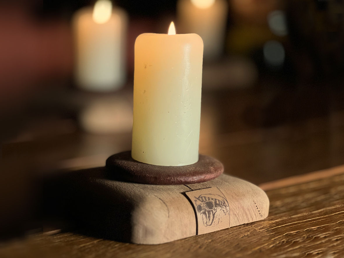 PORTA VELAS ALUMIÁ