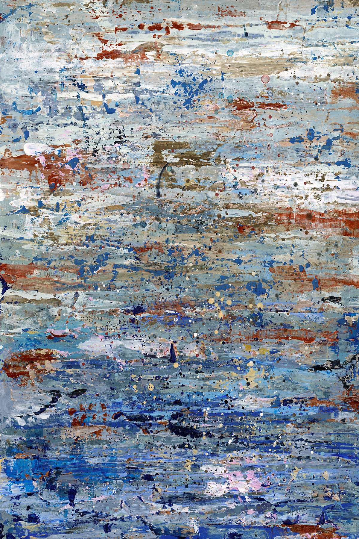 Horizons Paper #6 Folded Notecard 4.25 x 5.5