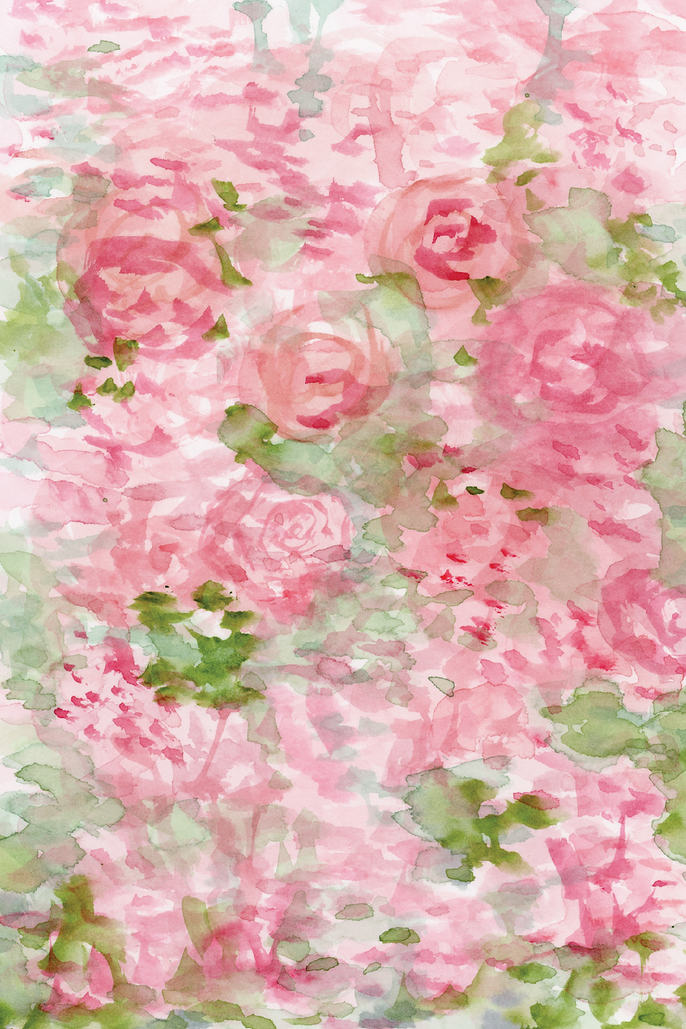 Roses 1 Folded Notecard 4.25 x 5.5