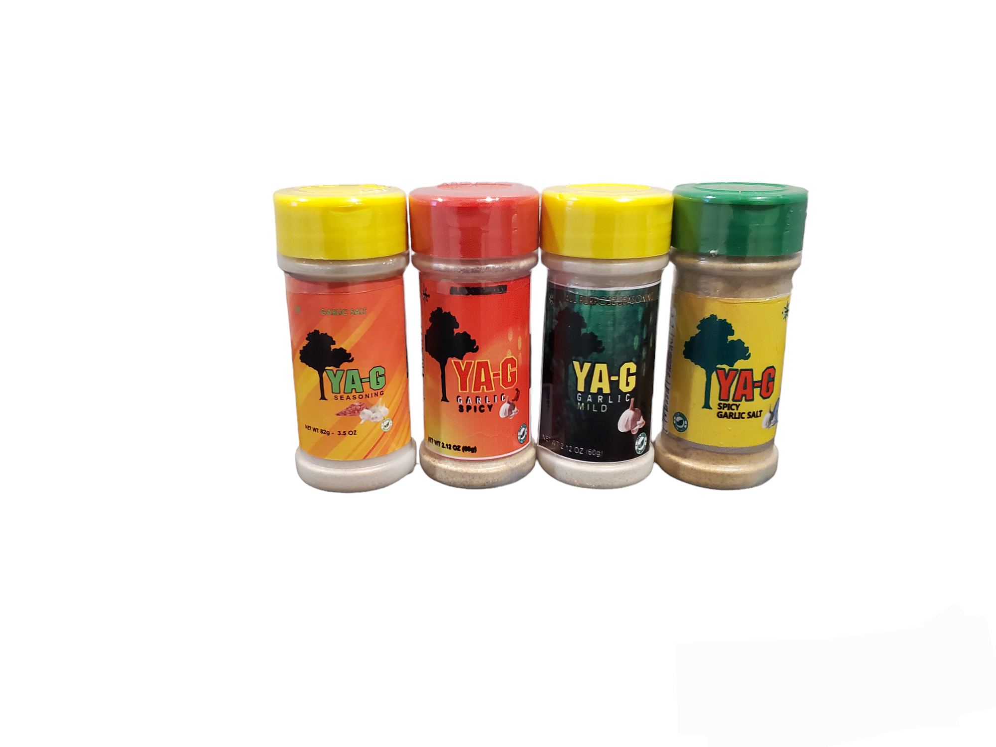 YA-G Variety (4 Pack) Spicy Garlic/Mild Garlic/Garlic Salt/Spicy Garlic Salt