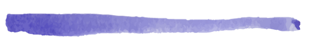 a brushstroke of dark blue paint
